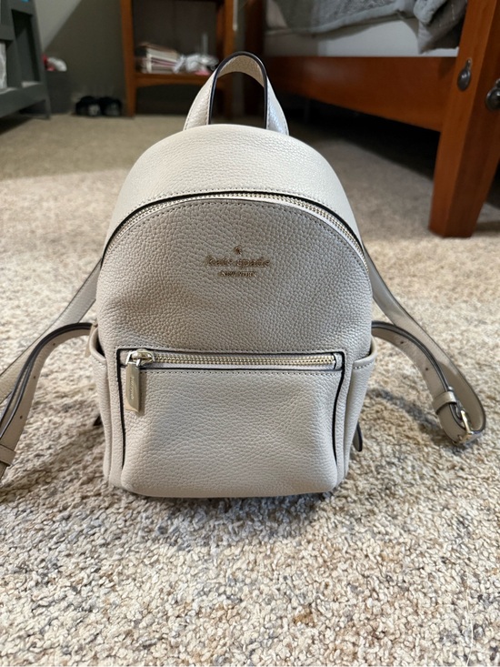 kate spade Handbags - kate spade Pebbled Leather Mini Backpack — Light Cream